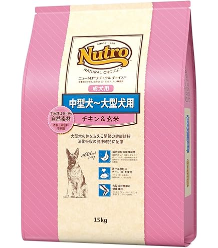 Amazon.co.jp: Nutro ナチュラルチョイス 中型犬~大型犬用 成犬用 ラム